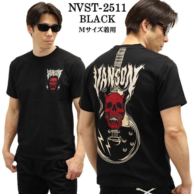 VANSON TEE バンソン 天竺 半袖Tシャツ nvst-2511_1