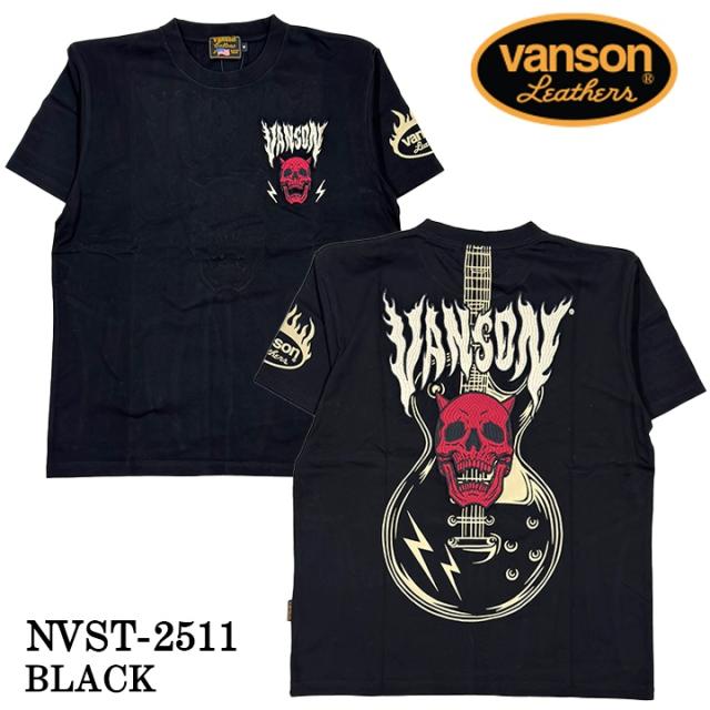 VANSON TEE バンソン 天竺 半袖Tシャツ nvst-2511_3