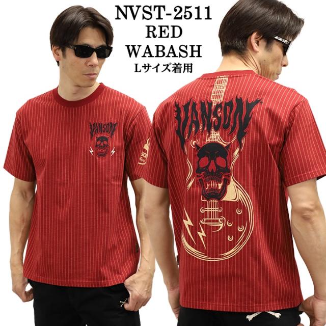 VANSON TEE バンソン 天竺 半袖Tシャツ nvst-2511_4