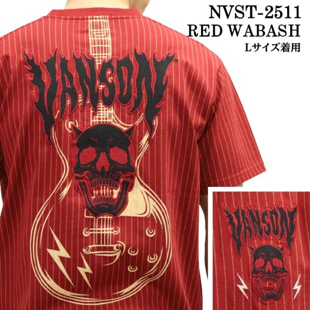 VANSON TEE バンソン 天竺 半袖Tシャツ nvst-2511_5