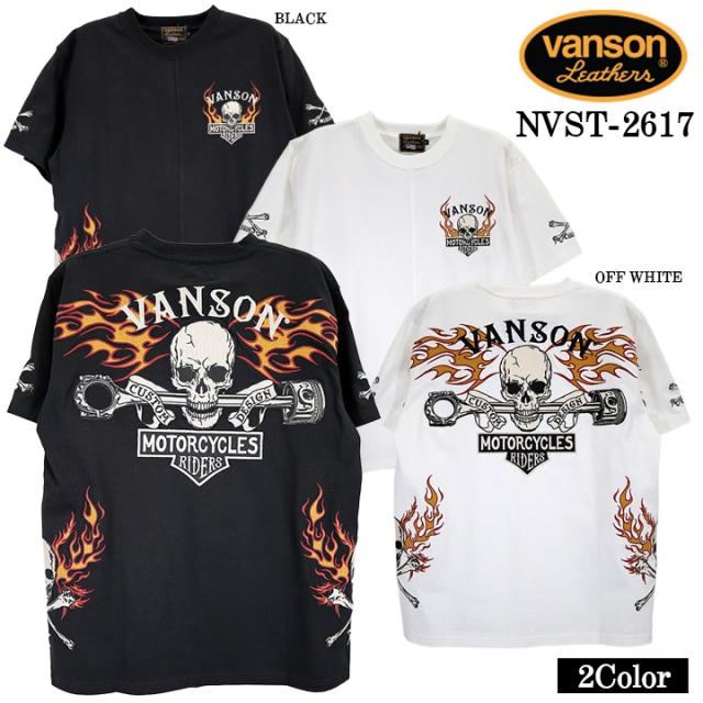 VANSON TEE S/S T-SHIRT PREMIUM バンソン 天竺 半袖 Tシャツ プレミアム nvst-2617 11,550円