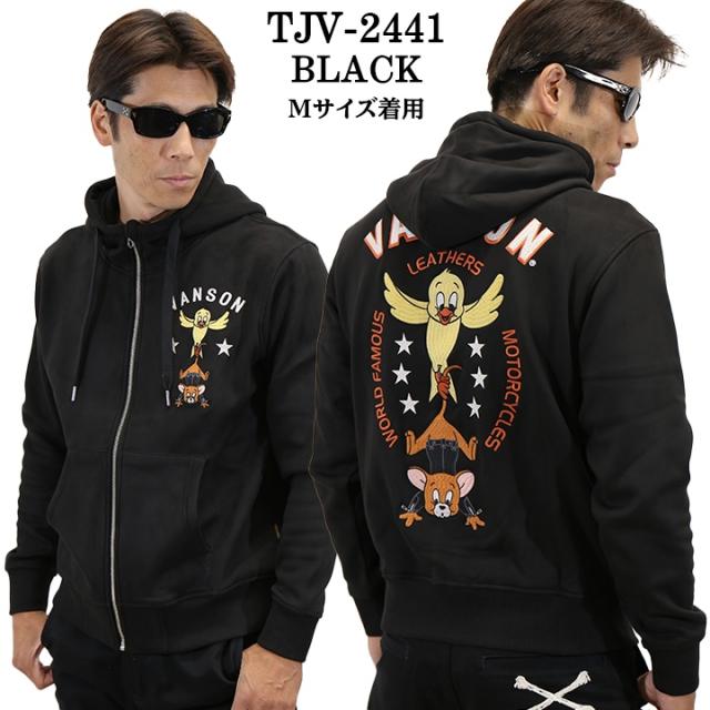 VANSON×TOM&JERRY バンソン トムとジェリー コラボ 起毛 ボンディング