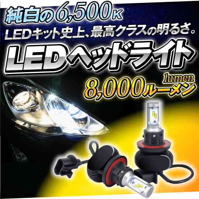 Ledヘッドライト H4 24v Led 車検対応 フォグランプ Ledフォグランプ H11 Ha4 8000 ルーメン 6500k 8000lm H11 Hb3 H7 12v車 24v ファの通販はau Pay マーケット ホビナビ