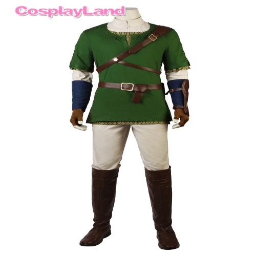 高品質 高級コスプレ衣装 ゼルダの伝説 風 リンク タイプ The Legend of Zelda Twilight Prince Link Cosplay Costumeの通販は