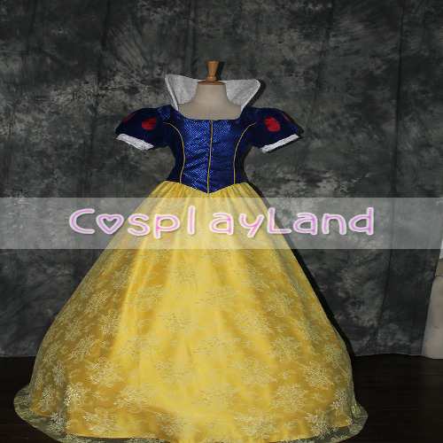 人気定番 高品質 高級コスプレ衣装 ディズニー 白雪姫 風 プリンセスドレス Princess Snow White Cosplay Costume エッセンシャルズ Syber Technology Com