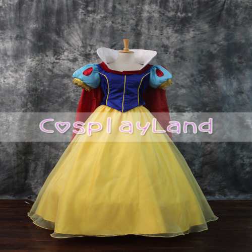 高品質 高級コスプレ衣装 ディズニー シンデレラ 風 ドレス オーダーメイド Snow White and the Seven Dwarfs Adult Women Cosplay Costu