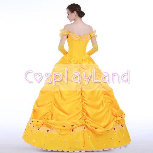 高品質 高級コスプレ衣装 ディズニー 美女と野獣 風 プリンセス ベル タイプ ドレス Beauty And The Beast Belle Dressの通販はau Pay マーケット ワタナベコーポレーション