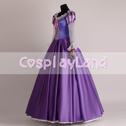 高品質 高級コスプレ衣装 ディズニー 塔の上のラプンツェル 風 プリンセス ラプンツェル タイプ ドレス Rapunzel Princess  Tangled Costu