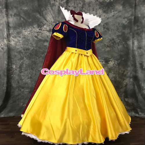 高品質 高級コスプレ衣装 ディズニー 白雪姫 風 プリンセスドレス Snow White cosplay costume Princess