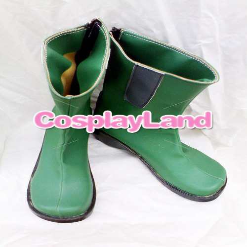 高品質 高級 オーダーメイド ブーツ 靴 デジモンアドベンチャー 風 Digimon Adventure Takeru Takaishi Green Cosplay Shoes Bootsの通販は