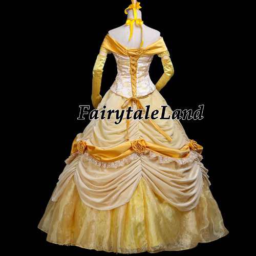 高品質 高級コスプレ衣装 ディズニー 美女と野獣 風 プリンセス ベル タイプ ドレス Sparkling Belle Costume Cosplay Beauty And The Beの通販はau Pay マーケット ワタナベコーポレーション