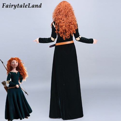 高品質 高級コスプレ衣装 ディズニー メリダとおそろしの森 風 オーダーメイド ドレス Brave Merida Cosplay Costume｜au  PAY マーケット