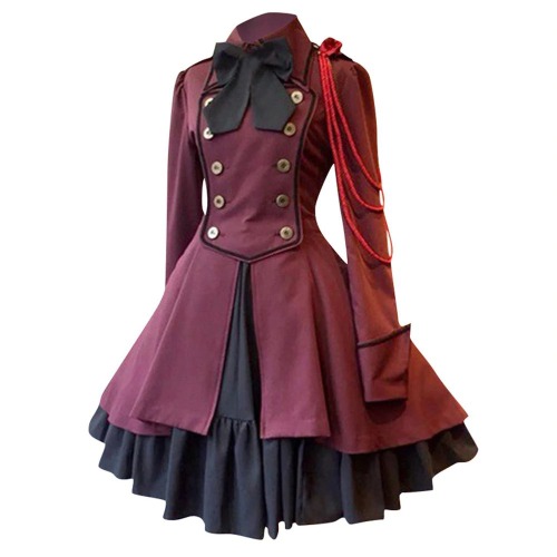 高品質 高級コスプレ衣装 ロリータ 風 ドレス ワンピース オーダーメイド ゴスロリ gothic lolita dressの通販は 11,396円
