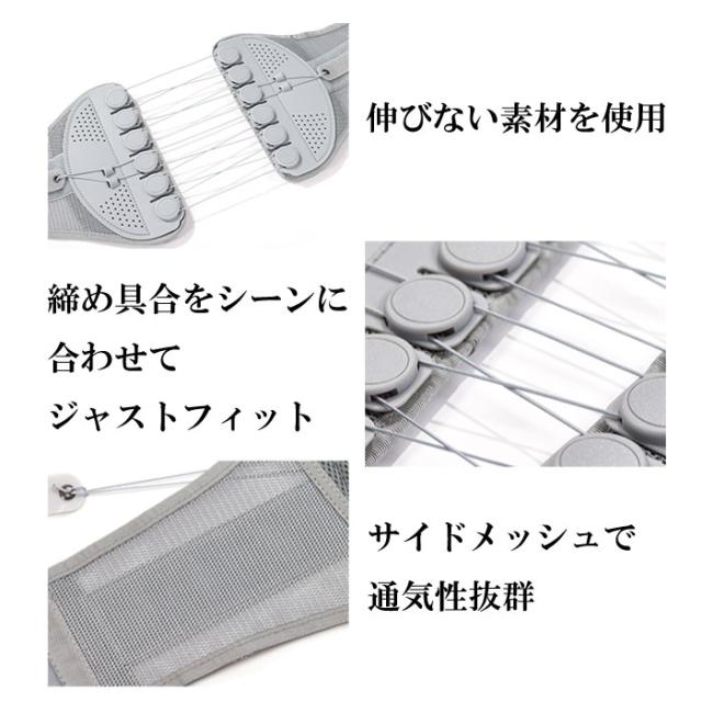 オールグゥ 骨盤ベルト サポーター 男女兼用 メール便不可 正規品 Allgu-BELT 元祖滑車式発明メーカー 骨盤サポーター 腰サポーター コルセット 産後 健康グッズ トレーニング 薄型 通気性 レガルト LegStyle レッグスタイル rs-01_3
