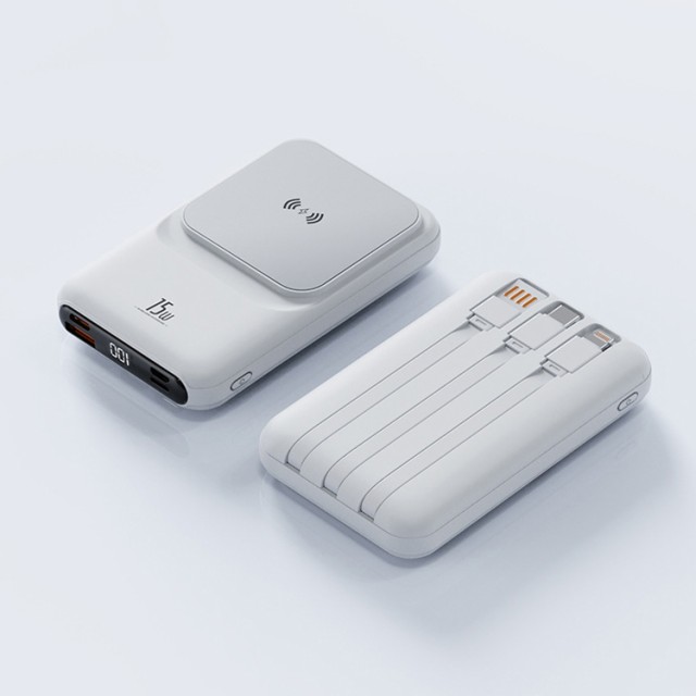 モバイルバッテリー 2way MagSafe対応 ケーブル付き 22.5W高出力 モバイルバッテリー 2way MagSafe対応 ケーブル付き 22.5W高出力