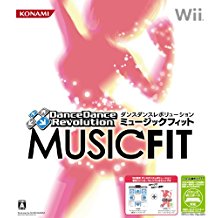 【送料無料】【中古】Wii ダンスダンスレボリューション ミュージックフィット(マット同梱版) コントローラー（箱付き）