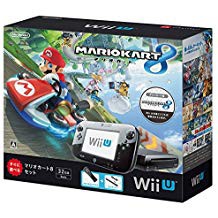 Wii U マリオカート8 セット クロ 本体（箱説付き） - Wii U本体