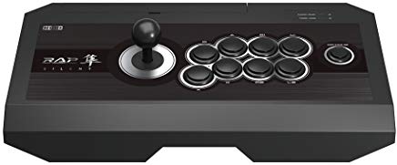 【訳あり】【送料無料】【中古】PS4 【PS4/PS3対応】リアルアーケードPro.Vサイレント隼 (静音) スティック コントローラー ホリ（箱付き）
