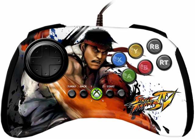 【送料無料】【新品】Xbox 360 Street Fighter IV Fight Pad - Ryu ストリートファイター ファイトパッド リュウ コントローラー（箱付き