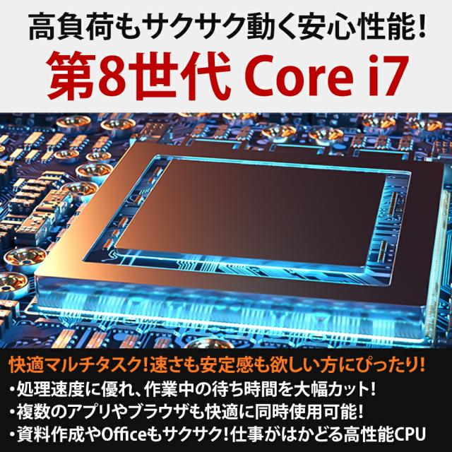 【AIかんたんPC】ノートパソコン 中古 【訳あり】GeForce MX250搭載 Windows11 Webカメラ DELL Inspiron 5480 14インチ 第8世代 Core i7 8565U メモリ16GB NVMe SSD256GB 無線LAN Bluetooth Windows11 ProOffice付き 軽量_9