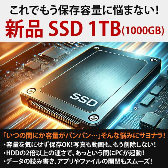 大容量SSD1TB 第8世代 i5 フルHD 15 デル 16GB オフィス