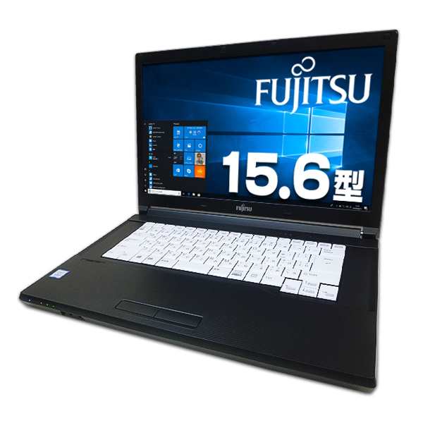 【中古】 新品SSD256GB搭載 富士通 LIFEBOOK A577/S 15.6型ワイド ノートパソコン 第6世代 Corei3 7130U メモリ4GB DVDROM USB3.0 無線LA