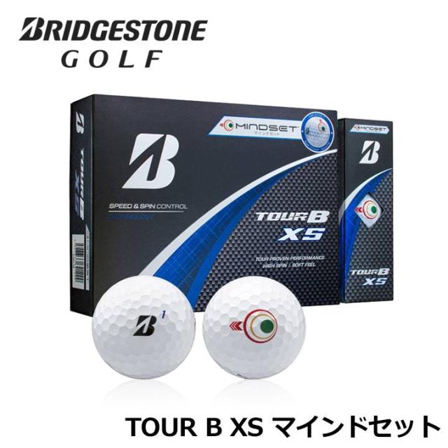 【2024モデル】ブリヂストン ツアー B XS マインドセット ゴルフボール 1ダース（12球入）集中力アップ BRIDGESTONE TOUR B X MIND SET 即納の通販は 6,237円