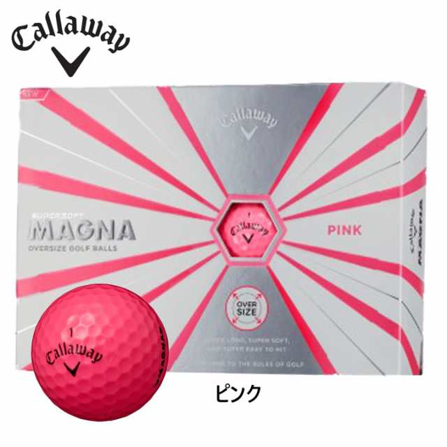 キャロウェイ ゴルフボール スーパーソフトマグナボール ピンク 1ダース 12球入り 日本正規品 Callaway Supersoftmagnaball Pink 19の通販はau Pay マーケット フルショット