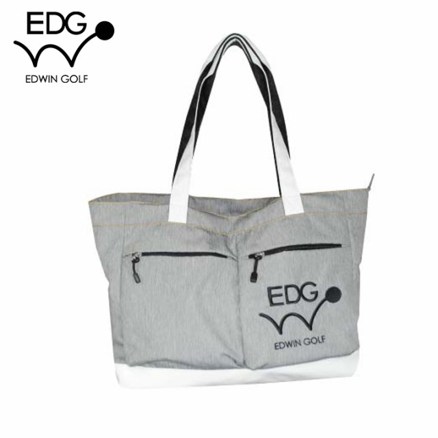 EDWIN GOLF トートバッグ EDBB-3481（グレー） ROUND TOTE BAG  エドウィン レザックス LEZAXの通販は