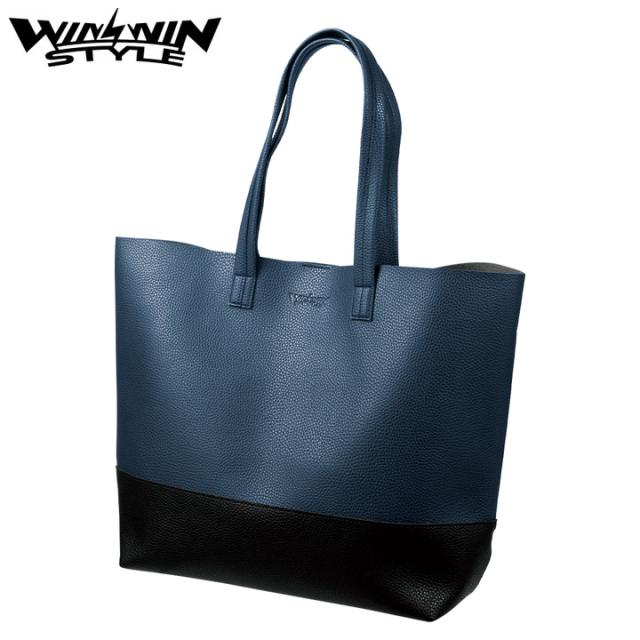 ウィンウィンスタイル WB-003 ラージ トートバッグ ネイビー WINWIN STYLE TOTE BAG