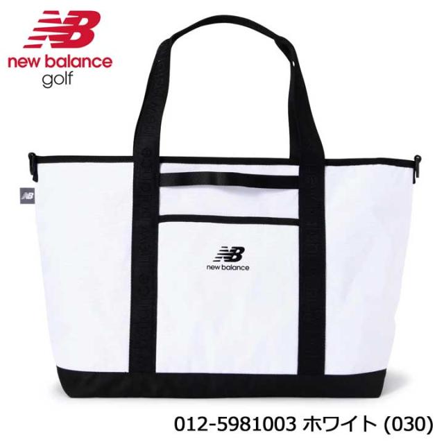 ニューバランス ゴルフ 012-5981003 オックス　ロゴJQ　トートバッグ WHITE（030） new balance golf 10p