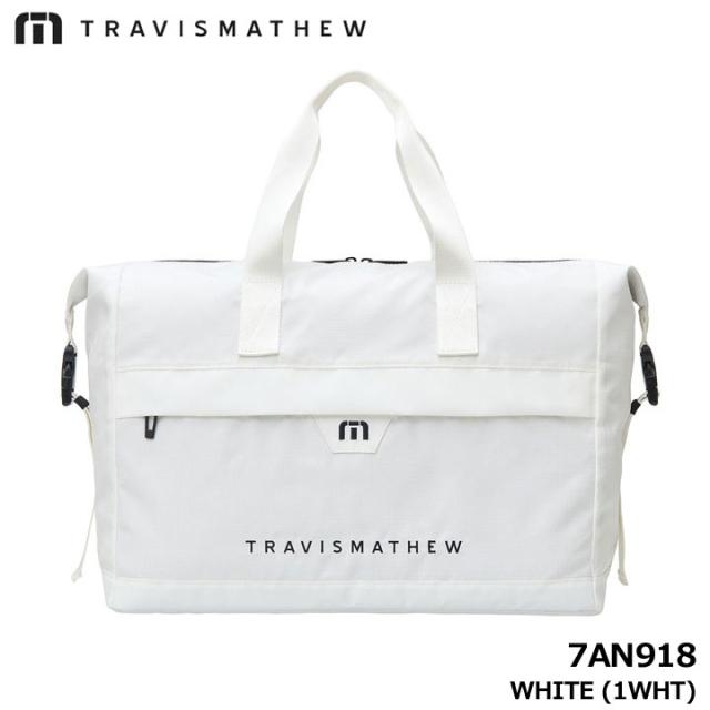 トラヴィスマシュー 7AN918 MP ボストンバッグ ホワイト  ユニセックス BOSTON BAG WHITE ゴルフ TRAVISMATHEW 即納
