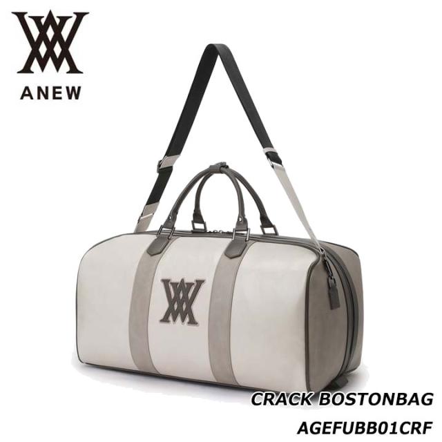 アニュー AGEFUBB01CRF クラック ボストンバッグ クリーム ANEW CRACK BOSTONBAG CREAM