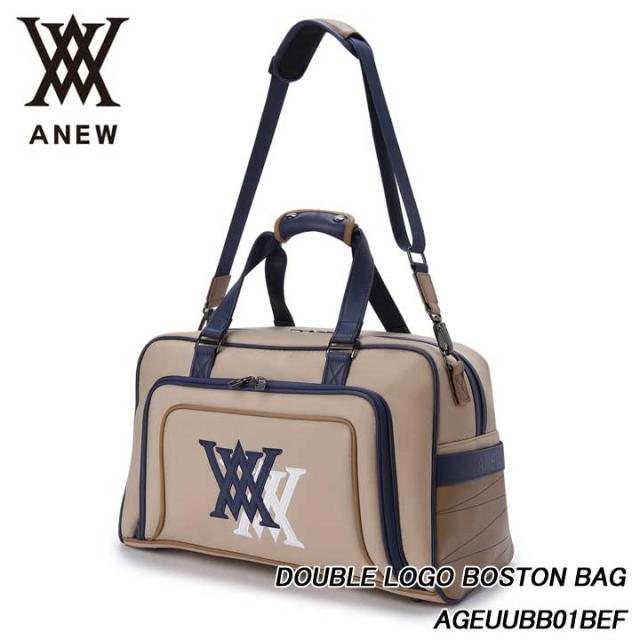 アニュー AGEUUBB01BEF ダブルロゴ ボストンバッグ ANEW DOUBLE LOGO BOSTON BAG