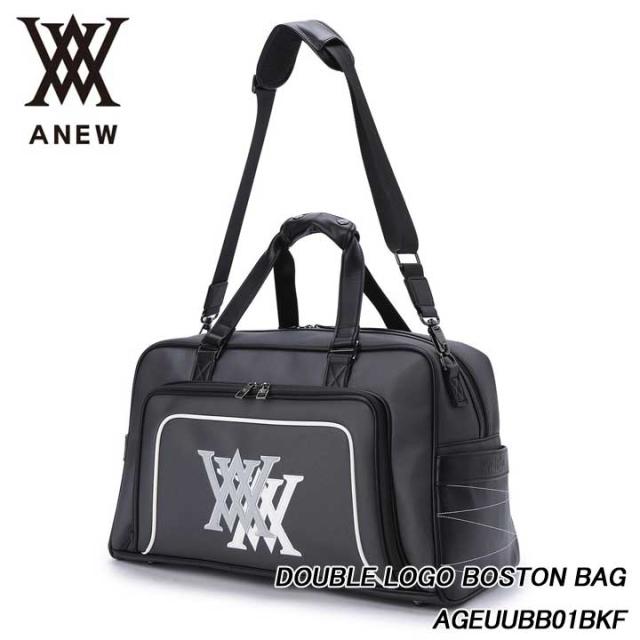 アニュー AGEUUBB01BKF ダブルロゴ ボストンバッグ ANEW DOUBLE LOGO BOSTON BAG