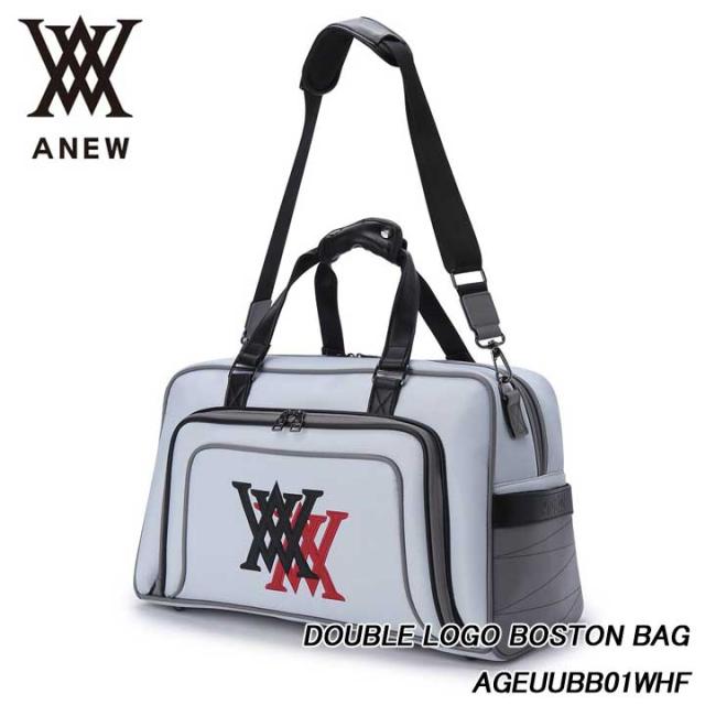 アニュー AGEUUBB01WHF ダブルロゴ ボストンバッグ ANEW DOUBLE LOGO BOSTON BAG