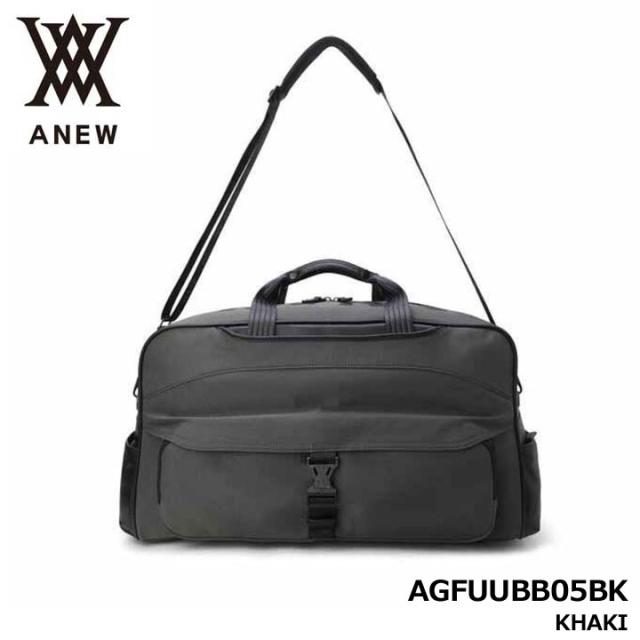アニュー AGFUUBB05 UNI ビッグロゴポイント ２ウェイ ボストンバッグ カーキ UNI BIG LOGO POINT TWO WAY BOSTON BAG KHAKI ANEW