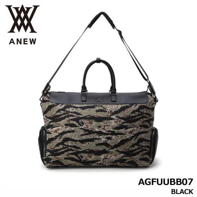 アニュー AGFUUBB07 UNI カモ パターン ボストンバッグ ブラック  UNI CAMO PATTERN BOSTON BAG BLACK ANEW