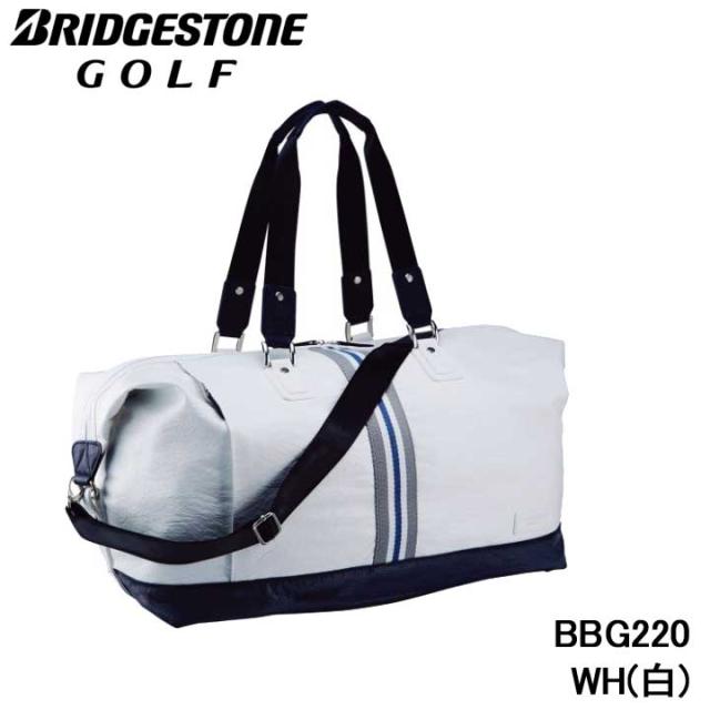 ブリヂストンゴルフ BBG220 ホワイト ボストンバッグ BRIGESTONE GOLF WH 10P