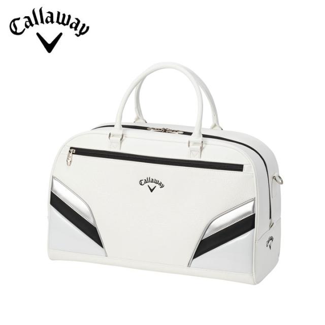 【2025モデル】キャロウェイ エクシア ボストン 25 JM ホワイト(5925006)  ゴルフ レジャー 普段使い 旅行バッグ Callaway Exia BOSTON BAG 10p