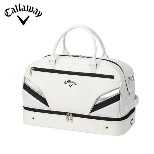 【2025モデル】キャロウェイ エクシア DL ボストン 25 JM ホワイト(5925010)  ゴルフ レジャー 普段使い 旅行バッグ Callaway Exia DL BOSTON BAG 10p
