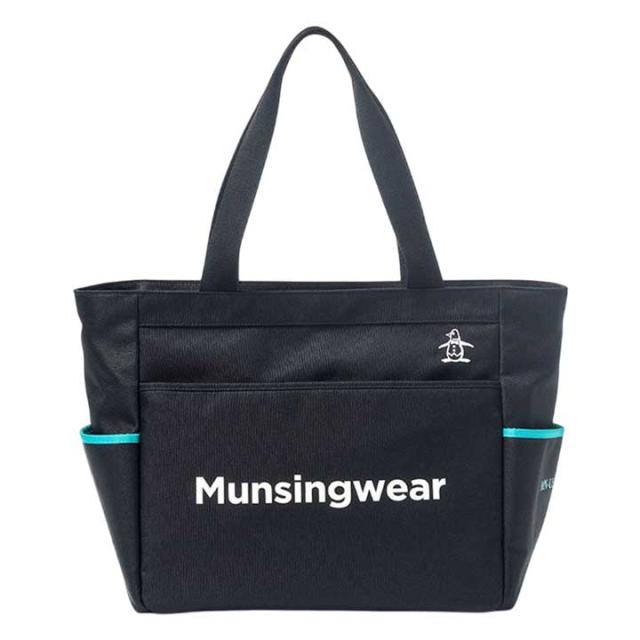 【2025モデル】マンシングウェア MG5STT05M ブラック×ブルー トート ボストンバッグ Munsingwear BKBL 10p_1