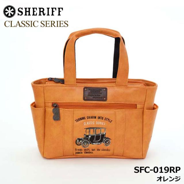 シェリフ SFC-019RP クラシックシリーズ ラウンドバッグ オレンジ 70個限定 カートバッグ ミニトート CLASSIC SERIES SHERIFF