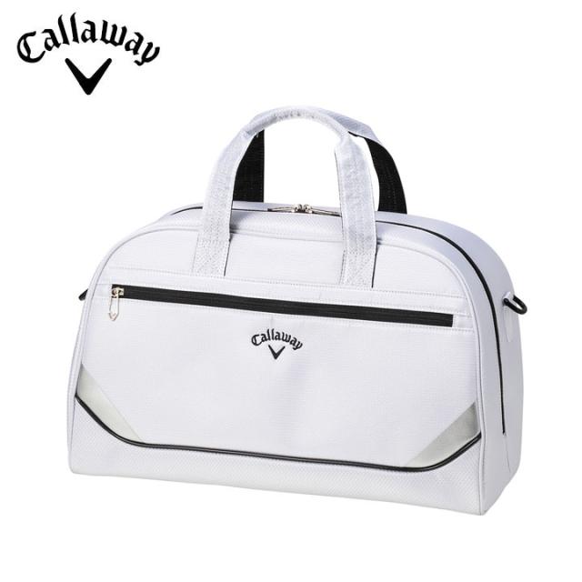 【2025モデル】キャロウェイ スポーツ ボストン 25 JM ホワイト/シルバー(5925029)  ゴルフ レジャー 普段使い 旅行バッグ Callaway Sport BOSTON BAG