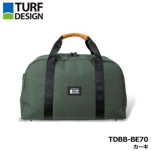 ターフデザイン TDBB-BE70 ボストンバッグ カーキ TURF DESIGN 朝日ゴルフ 10p