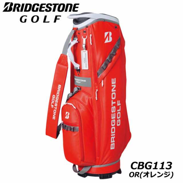 【2022新色】ブリヂストンゴルフ CBG113 軽量キャディバッグ 9.5型 2.4kg OR(オレンジ) BRIDGESTONE GOLF  10P｜au PAY マーケット