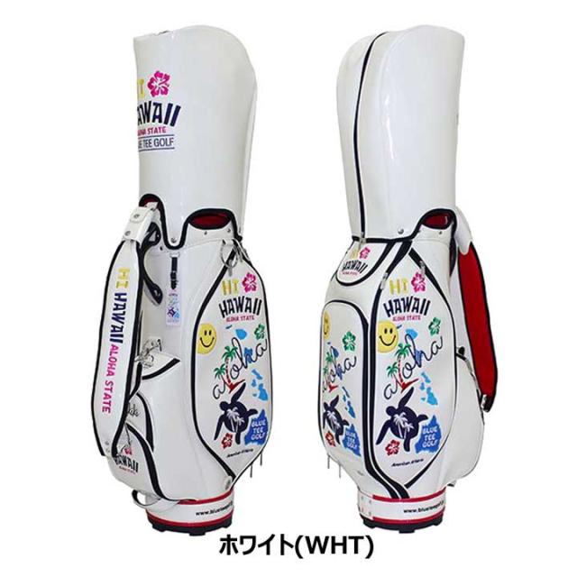ブルーティーゴルフ BTG-CB020 ハイ ハワイ エナメル カート型 キャディバッグ 9.0型 4.2kg 46インチ対応 BLUE TEE GOLF HI HAWAII 10p