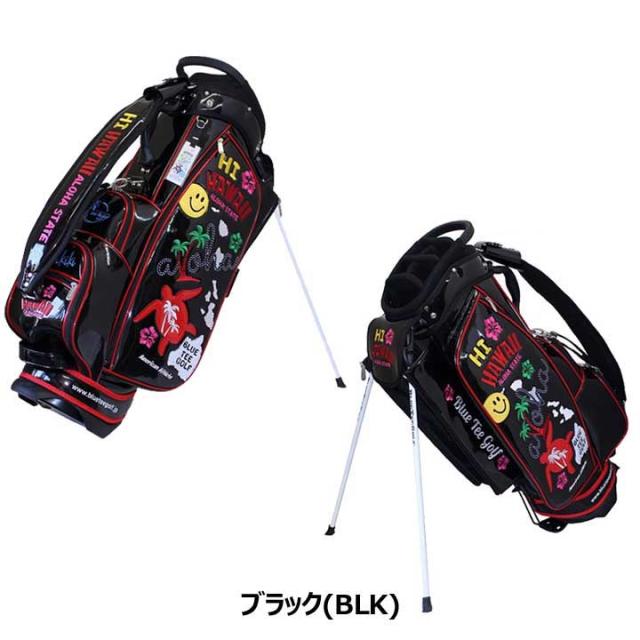 ブルーティーゴルフ BTG-CB021 ハイ ハワイ エナメル スタンドバッグ キャディバッグ 9.0型 4.0kg 46インチ対応 BLUE TEE GOLF HI HAWAII 10p