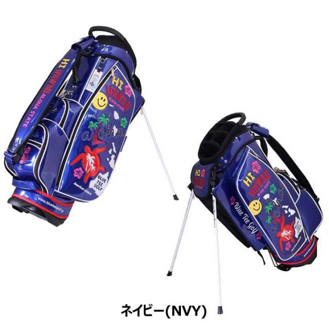 ブルーティーゴルフ BTG-CB021 ハイ ハワイ エナメル スタンドバッグ キャディバッグ 9.0型 4.0kg 46インチ対応 BLUE TEE GOLF HI HAWAII 10p