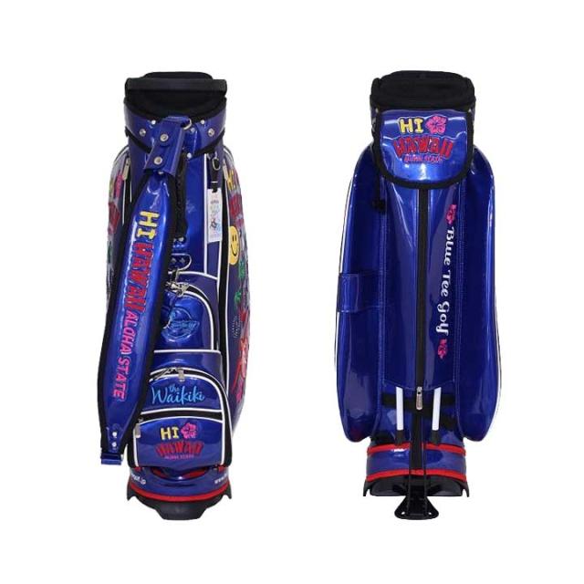 ブルーティーゴルフ BTG-CB021 ハイ ハワイ エナメル スタンドバッグ キャディバッグ 9.0型 4.0kg 46インチ対応 BLUE TEE GOLF HI HAWAII 10p